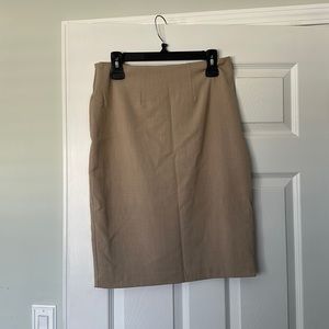 Women’s Beige Pencil Skirt